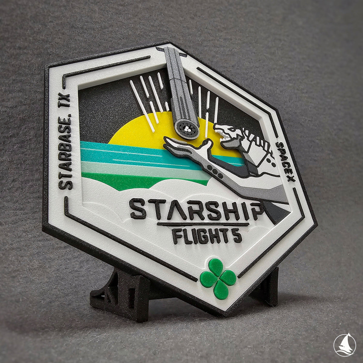 SpaceX Starship - Test Flight 5 - 3D-Druck Patch