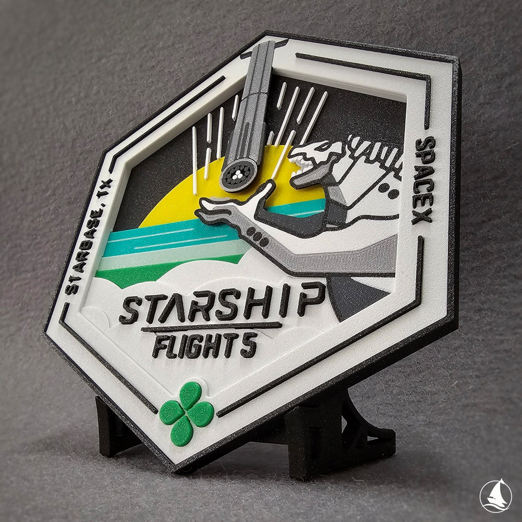 SpaceX Starship - Test Flight 5 - 3D-Druck Patch