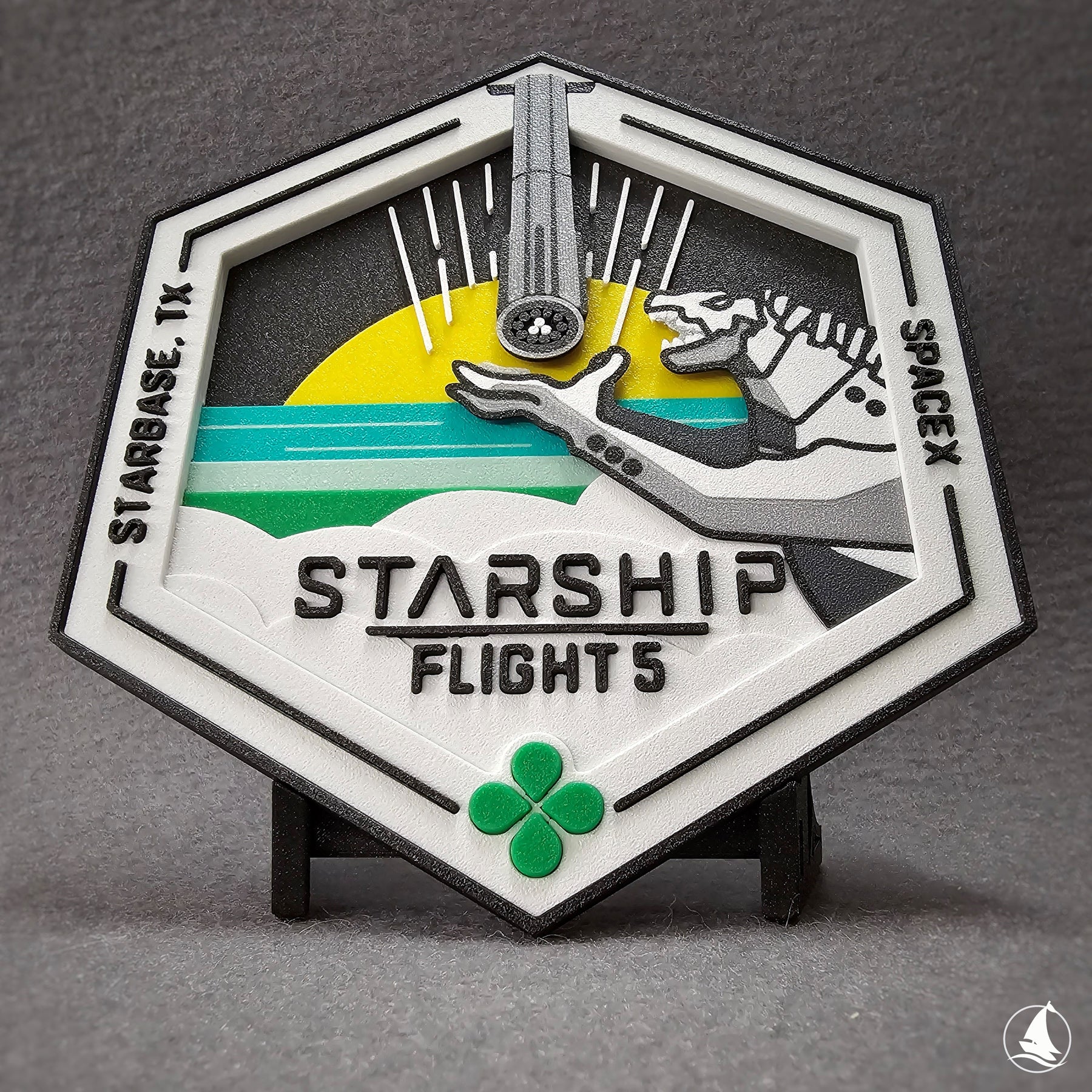 SpaceX Starship - Test Flight 5 - 3D-Druck Patch