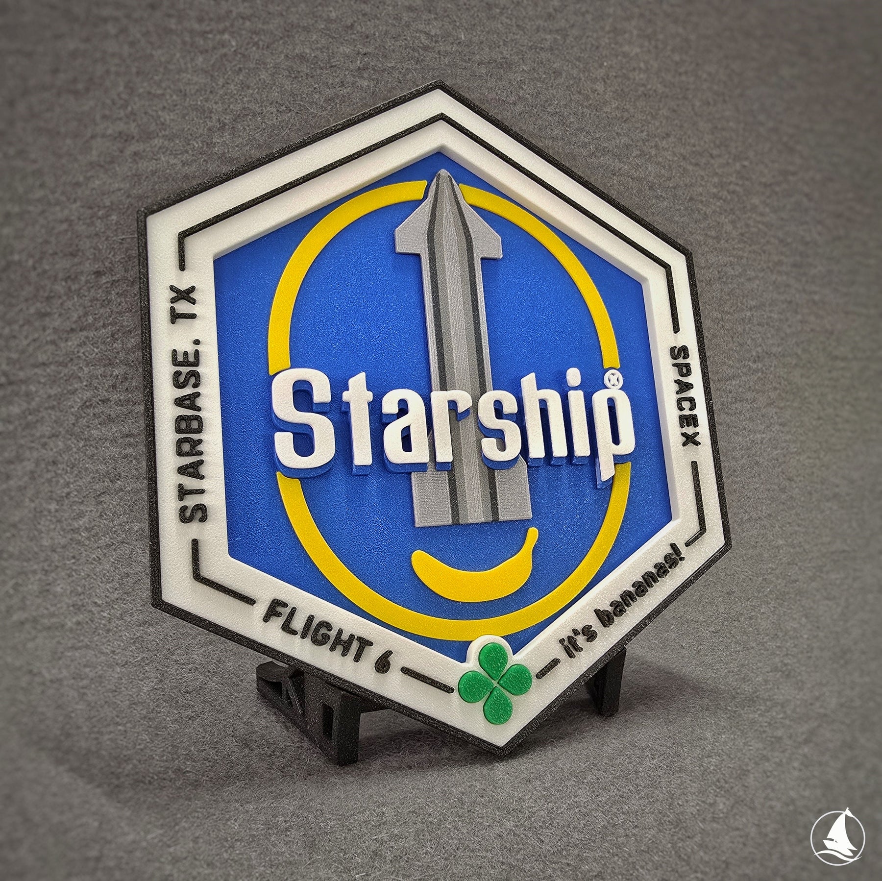 SpaceX Starship - Test flight 6 - 3D print patch