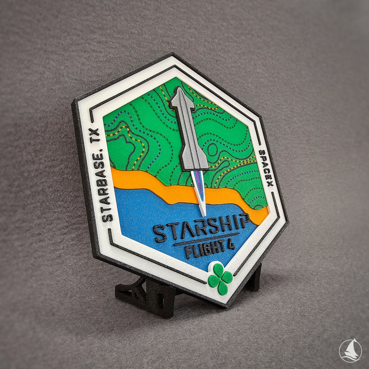 SpaceX Starship - Test flight 4 - 3D print patch