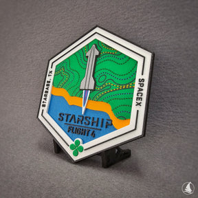 SpaceX Starship - Test flight 4 - 3D print patch